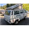 Image 3 : 1984 VW WESTFALIA VANAGON, WHITE, VIN# WV27B0254EH083503, 466932KM, 4 SPEED MANUAL, POP UP TOP,