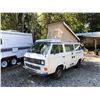 Image 1 : 1983 VW WESTFALIA VANAGON L CAMPER, WHITE, VIN# WV2ZB0257DH058528, 363948KM, 4 SPEED MANUAL, FRIDGE,