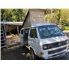 Image 2 : 1983 VW WESTFALIA VANAGON L CAMPER, WHITE, VIN# WV2ZB0257DH058528, 363948KM, 4 SPEED MANUAL, FRIDGE,