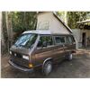 Image 1 : 1986 VW WESTFALIA VANAGON GL CAMPER, BROWN, VIN# WV2ZB0255GH047726, 271742KM, 4 SPEED MANUAL,