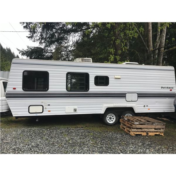 1996 DUTCHMEN CLASSIC TRAILER, WHITE, VIN# 47CT20M22T10649448, 2 BEDROOM, SLEEPS 8, BATHROOM WITH