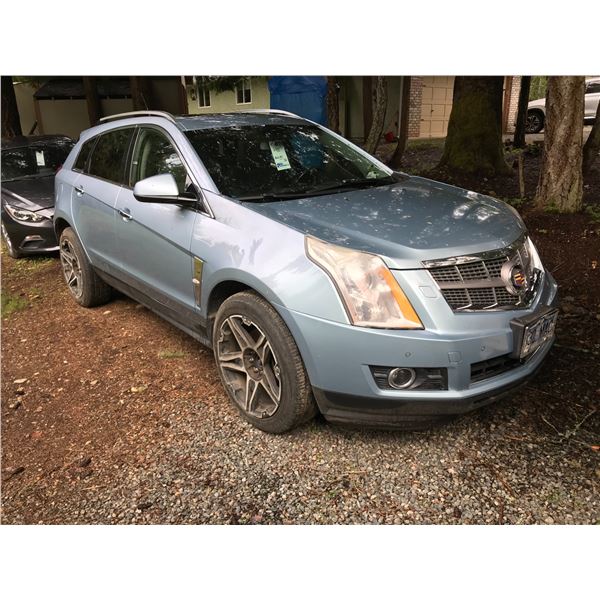 2011 CADILLAC SRX SUV, BLUE, VIN# 3GYFNBEY1B5569323, 84285KM,