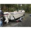 Image 2 : 1997 CALKIN BOAT TRAILER VIN# 1CXBT14105706750 C/W 16' SEA CHASER FISHING BOAT, 60HP JOHNSON