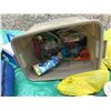 Image 2 : CAMPING SUPPLY KIT (PROPANE STOVE, COOLERS, 2 X SLEEPING BAGS, POTS, PLATES, CUTLERY, FOLDING