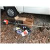 Image 1 : HUSQVARNA 128RJ WEEDEATER (LOW HOURS) WITH BRUSH BLADE & EXTRA HEAD *NANAIMO*