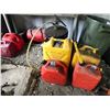 Image 2 : SHELF LOT OF ASSTD FLUIDS, OIL FILL PUMP, OIL PAN, PORTABLE AIR TANK, 6 ASSTD FUEL TANKS *NANAIMO*