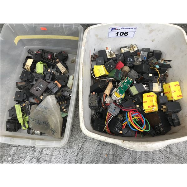 VANAGON WESTFALIA SPECIFIC ASSTD RELAYS & SWITCHES (APPROX 100 PCS) *NANAIMO*