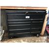 Image 1 : MAXIM ROLLING TOOL CHEST 42"W (9 DRAWERS) LOADED WITH ASSTD TOOLS (SCREW DRIVERS, WRENCHES, DIE