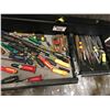 Image 3 : MAXIM ROLLING TOOL CHEST 42"W (9 DRAWERS) LOADED WITH ASSTD TOOLS (SCREW DRIVERS, WRENCHES, DIE
