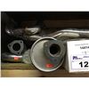 Image 1 : SHELF LOT ASSORTED SUBARU CONVERSION EXHAUST COMPONENTS, CLAMPS, FITTINGS, EXHAUST GASKETS ETC