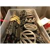 Image 2 : 2 CABINETS WITH CONTENTS, BIN OF VW & VANAGON LOGOS, NUTS & BOLTS, TRANSMISSION DRAWINGS,