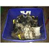 Image 1 : SHELF LOT 2 BINS SUBARU ELECTRICAL COMPONENTS, 1 BIN VANAGON STARTER MOTORS *NANAIMO*