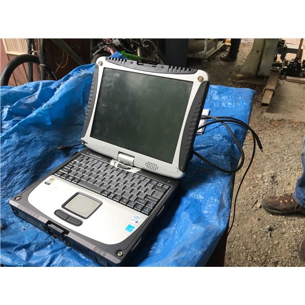 PANASONIC TOUGH BOOK WITH ROSSTECH VTVS DIAGNOSTIC SOFTWARE C/W OBD 2 ADAPTER & SPECIALIZED EARLY