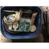Image 3 : SHELF LOT - BIN OF BRUSHES, 2 BINS ASSORTED PAINT ETC & 1 BIN BODY TRIM *NANAIMO*