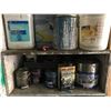 Image 2 : LARGE LOT OF CAR WAX, CLEANING SUPPLIES, SOLVENTS, SAND PAPER & TOUCH UP PAINT *NANAIMO*