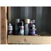 Image 4 : LARGE LOT OF CAR WAX, CLEANING SUPPLIES, SOLVENTS, SAND PAPER & TOUCH UP PAINT *NANAIMO*