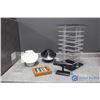 Image 1 : Jewelry Displays & (1) Box of Rings