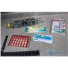 Image 1 : Glass Rolling Pin (Filled w/Marbles) & Organizers
