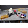 Image 1 : Card Game in Case, Storage Box, Electric Fan, & Related