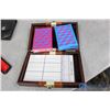 Image 2 : Card Game in Case, Storage Box, Electric Fan, & Related