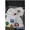Image 2 : (2) Labatt Brier Sweatshirts, (2) Saskatchewan Jacket/Pant Set & Hard Side Vintage Suit Case