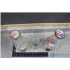Image 2 : (3) Glass Milk Bottles