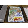 Image 2 : Empty Wooden Frames, Framed Saskatoon Ex Poster