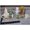 Image 1 : Assorted Vintage Collectibles - Sculptor, Glass Boot, Avon Lady Bell, Space Needle & Assorted