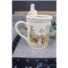 Image 2 : Assorted Vintage Collectibles - Sculptor, Glass Boot, Avon Lady Bell, Space Needle & Assorted