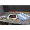 Image 1 : Assorted Items - Afgan, Bear Jar, Tooth Fairy Box, Baby Mirror & Life Span Development Book
