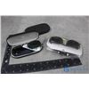 Image 1 : (2) Haven Clip-On Sunglasses w/Case, (1) in Package & Extra Cocoons Case