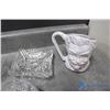 Image 8 : Assorted Decor - Glass Candy Dishes, Bookends, Matching Lighter/Dishes