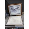 Image 1 : Framed Dog Sledding Racer & Mallard Duck Art