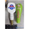 Image 4 : (4) Beer Tap Handles - Shock Top, Canterbury, Red Racer