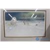 Image 2 : Framed Snowy Owl Painting