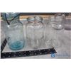 Image 6 : Variety of Glass Jars - (2) Jars Are Uranium Glass