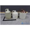 Image 1 : (3) Stoneware Jugs