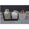 Image 3 : (3) Stoneware Jugs