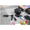 Image 6 : Assorted Electronics - Headphones, Car Adaptors, Power Bank & VHS Rewinder