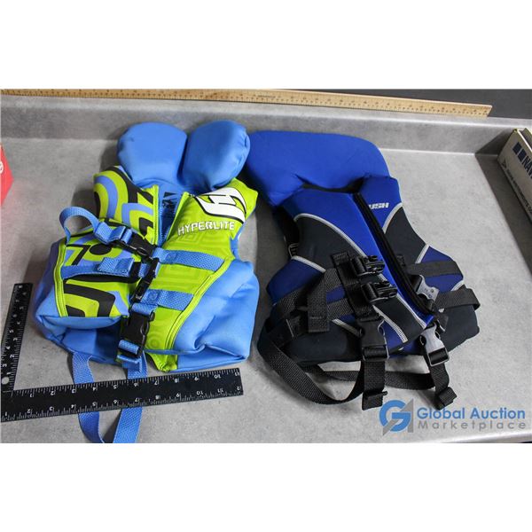 (2) Kids 14-27kg Life Jackets