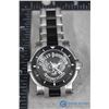 Image 3 : Men's Bulova Winged Skull Stainless Steel Watch & Beaded Lanyard