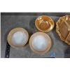 Image 5 : Unmarked Fire King Style Small Bowls, Large Bowls, Cup & Platter
