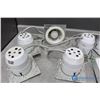Image 2 : (12) Pot Light Fixtures & Exit Sign