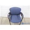 Image 2 : **Blue Office Chair on Wheels