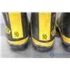 Image 2 : **(2) Pairs of Mens Steel Toe Rubber Boots - Size 10