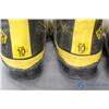 Image 2 : **(2) Pairs of Mens Steel Toe Rubber Boots - Size 10