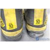 Image 3 : **(2) Pairs of Mens Steel Toe Rubber Boots - Size 10