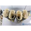 Image 2 : **(2) Pairs of Mens Steel Toe Rubber Boots - Size 10