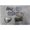 Image 5 : (6) Belt Buckles