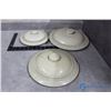 Image 1 : Various Stoneware Lids - 1, 2 & 3